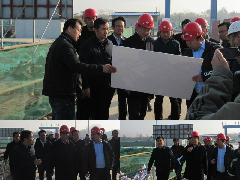 鄠邑区委书记范九利一行对博亿国际(中国)有限公司工业园在建工程进行实地调研